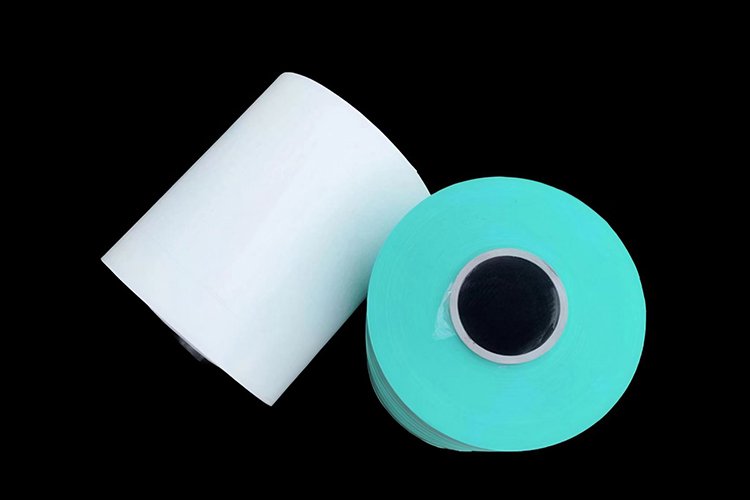 Silage film, white and green