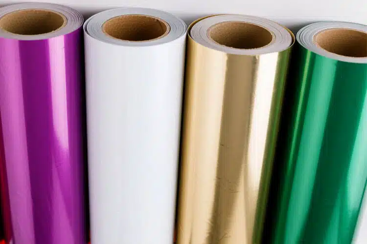 BOPP Glanzfolie – metallisiert, farbig