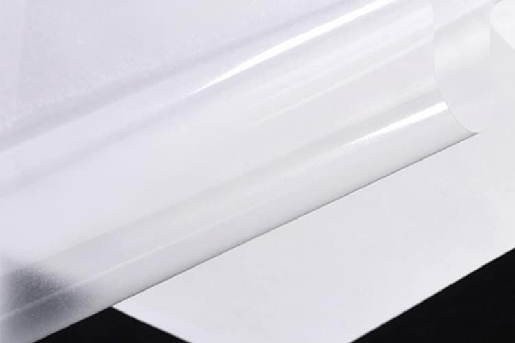 Frosted PET film - transparent