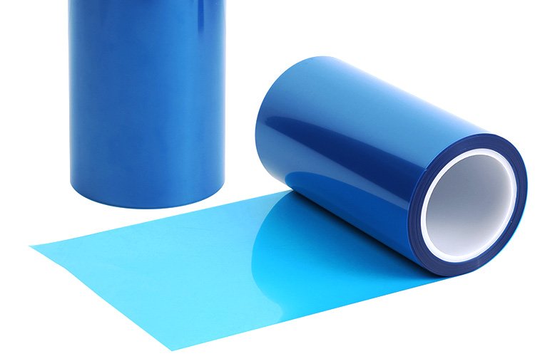 Transparent PET film - blue