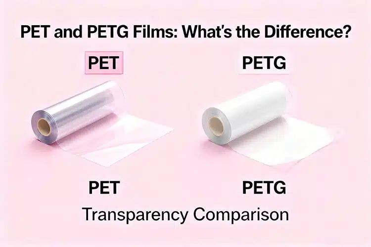 Films PET et PETG : Quelle est la différence